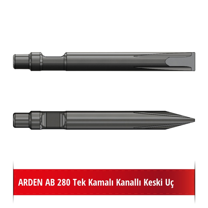 Arden AB 280 Kırıcı Ucu - Kanallı Keski Uç