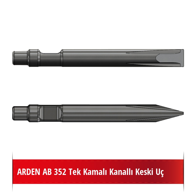 Arden AB 352 Kırıcı Ucu - Kanallı Keski Uç