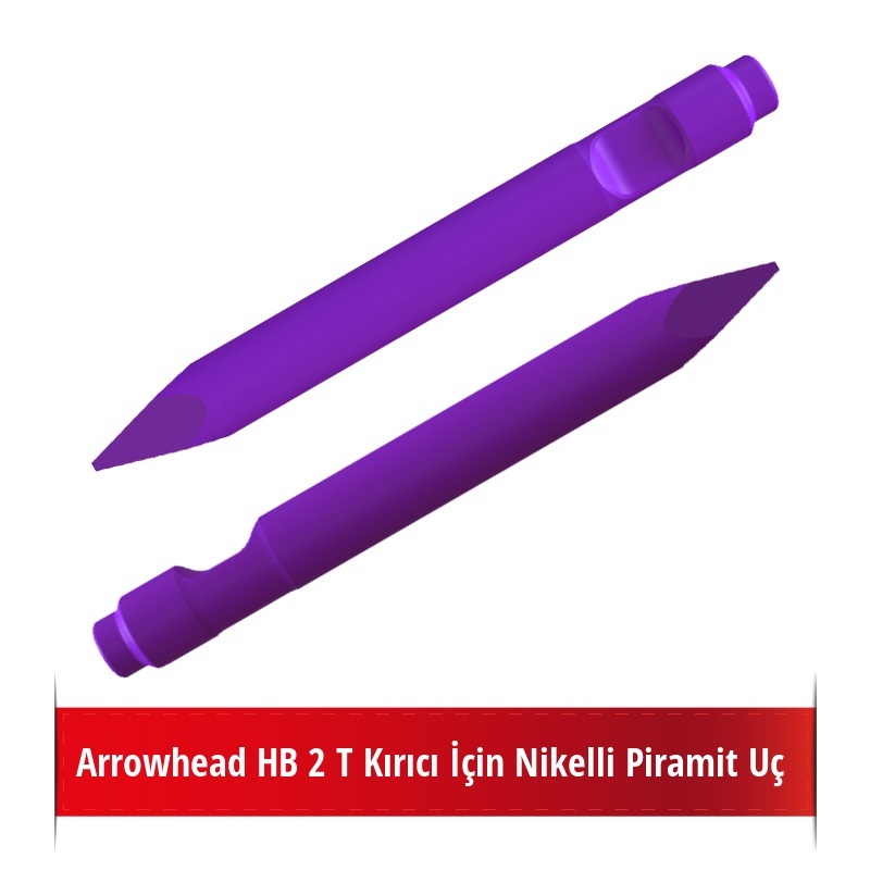 Arrowhead HB 2 T Kırıcı İçin Nikelli Piramit Uç