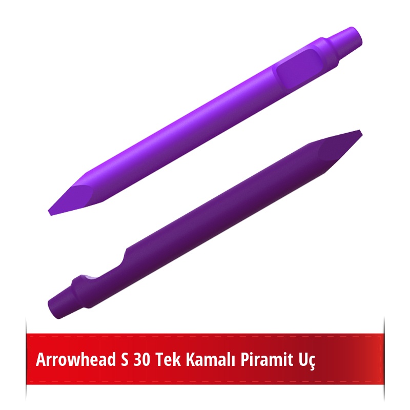 Arrowhead S 30 Kırıcı İçin Nikelli Piramit Uç