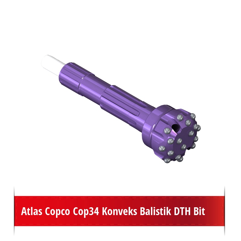 Atlas Copco Cop34 Konveks Balistik DTH Bit