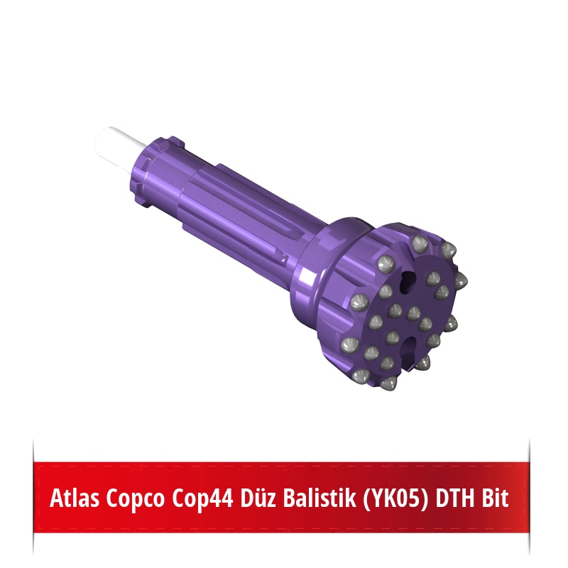 Atlas Copco Cop44 Düz Balistik (YK05) DTH Bit