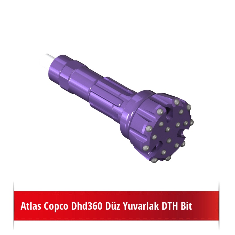 Atlas Copco Dhd360 Düz Yuvarlak DTH Bit