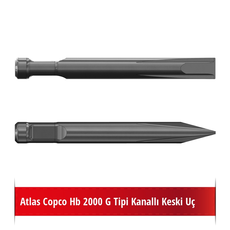 Atlas Copco Hb 2000 G Tipi Kanallı Keski Uç