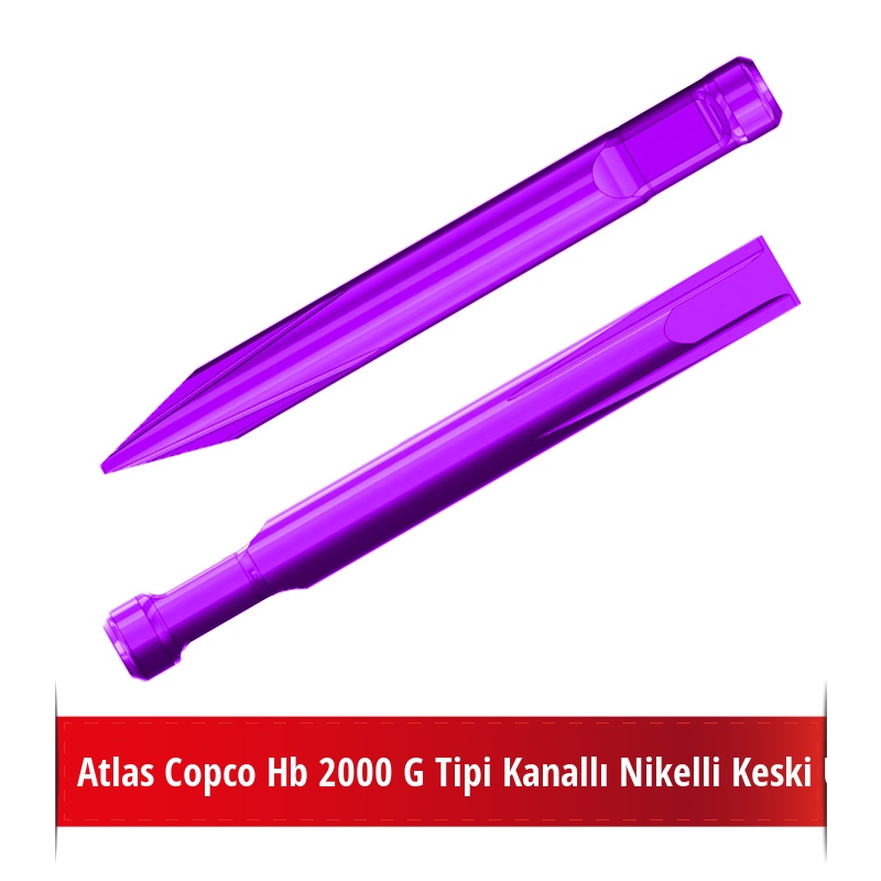 Atlas Copco Hb 2000 G Tipi Kanallı Nikelli Keski Uç