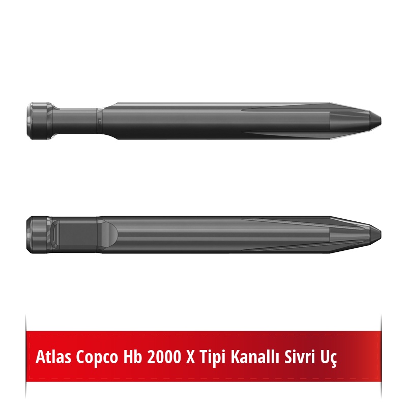 Atlas Copco Hb 2000 X Tipi Kanallı Sivri Uç