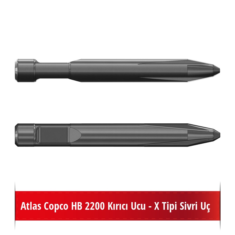 Atlas Copco HB 2200 Kırıcı Ucu - X Tipi Sivri Uç