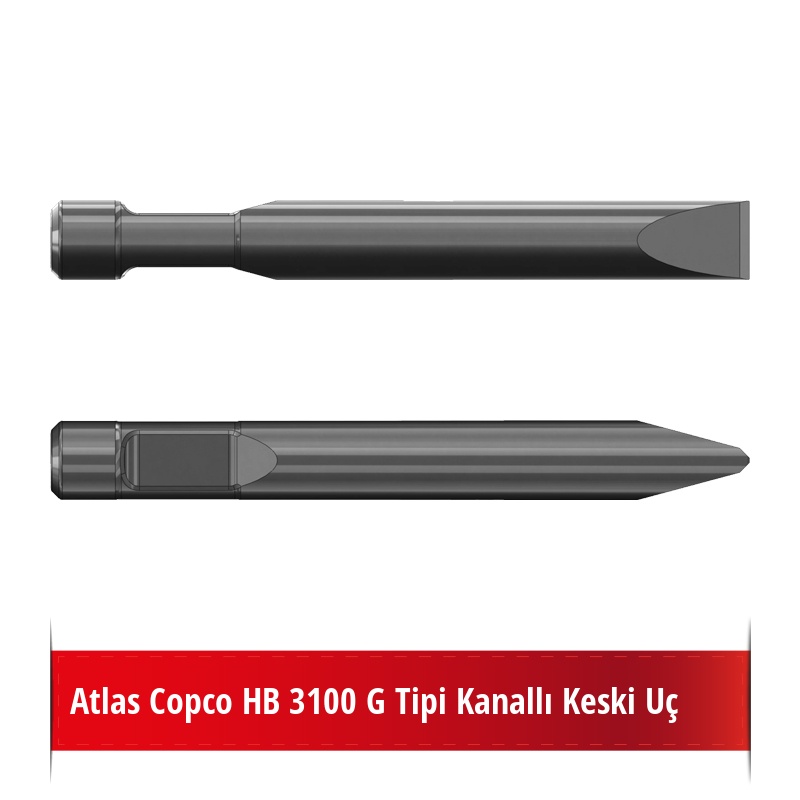 Atlas Copco HB 3100 G Tipi Kanallı Keski Uç