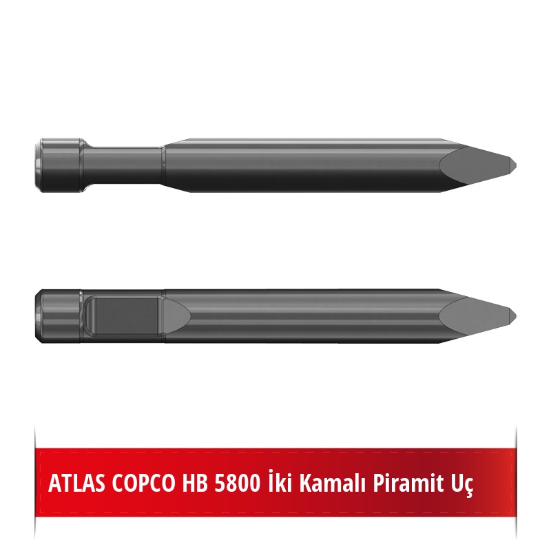 Atlas Copco HB 5800 Kırıcı Ucu - Piramit Uç