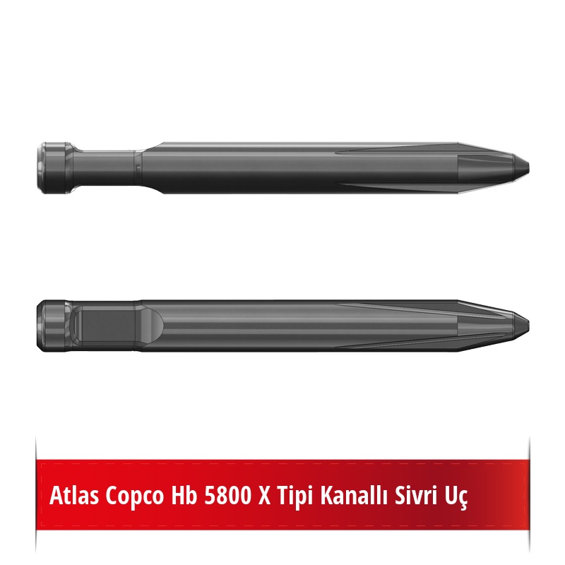 Atlas Copco Hb 5800 X Tipi Kanallı Sivri Uç