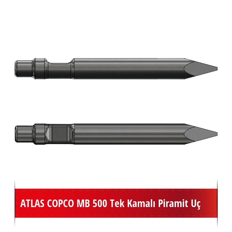 Atlas Copco MB 500 Kırıcı Ucu - Piramit Uç