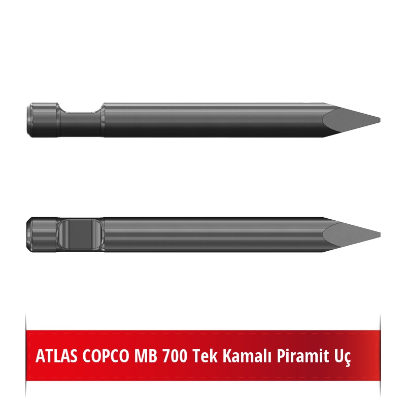 Atlas Copco MB 700 Kırıcı Ucu - Piramit Uç