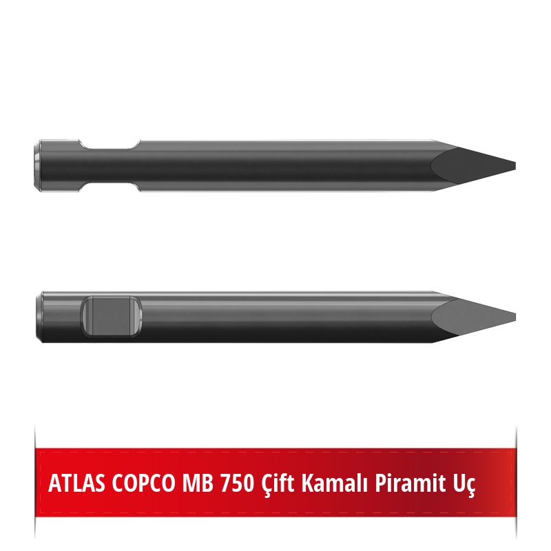 Atlas Copco MB 750 Kırıcı Ucu - Piramit Uç