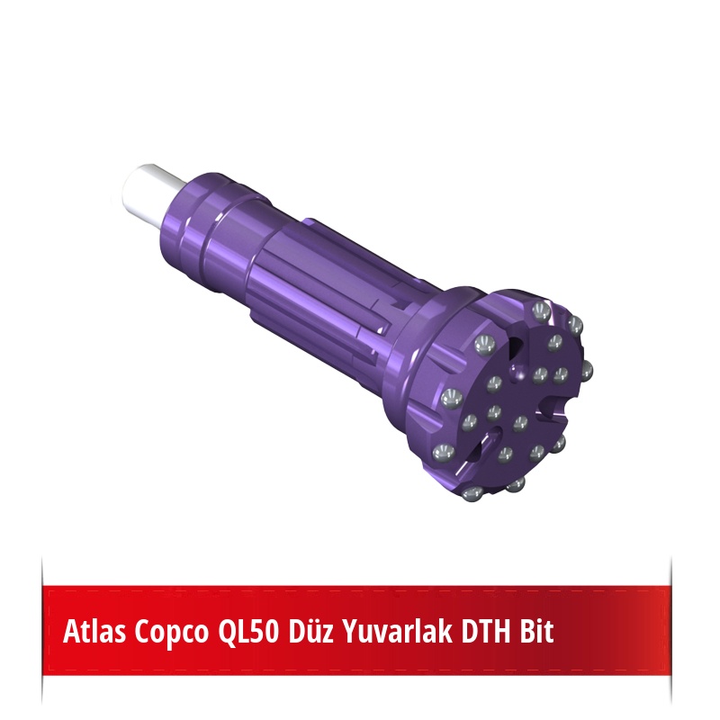 Atlas Copco QL50 Düz Yuvarlak DTH Bit