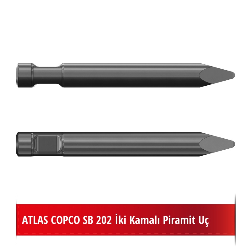 Atlas Copco SB 202 Kırıcı Ucu - Piramit Uç