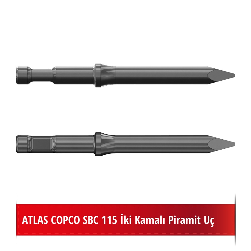 Atlas Copco SBC 115 Kırıcı Ucu - Piramit Uç