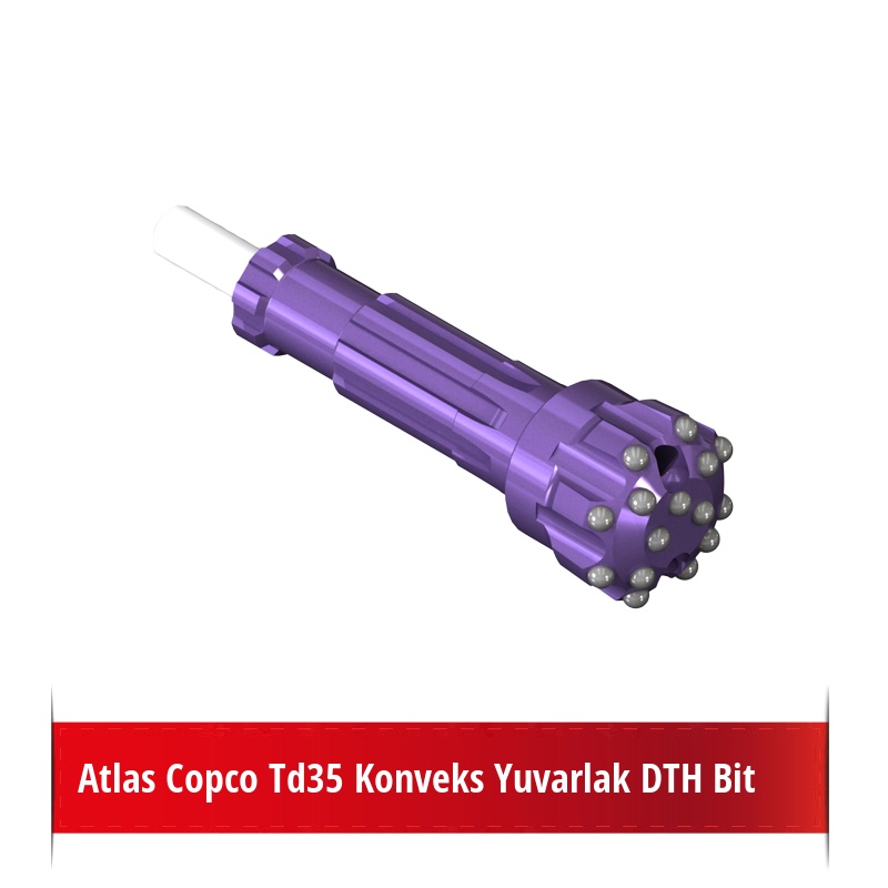 Atlas Copco Td35 Konveks Yuvarlak DTH Bit