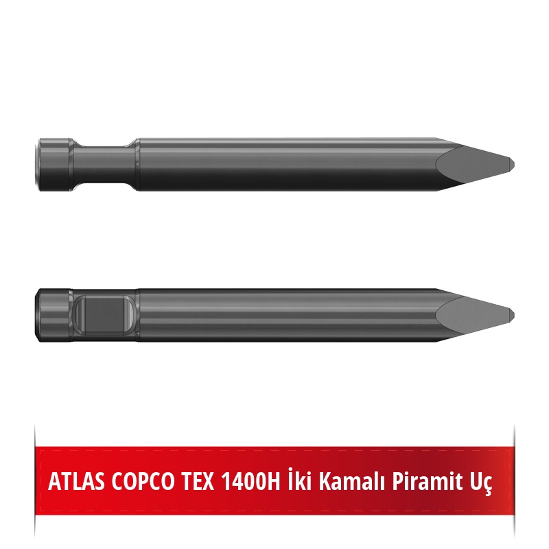 Atlas Copco TEX 1400H Kırıcı Ucu - Piramit Uç