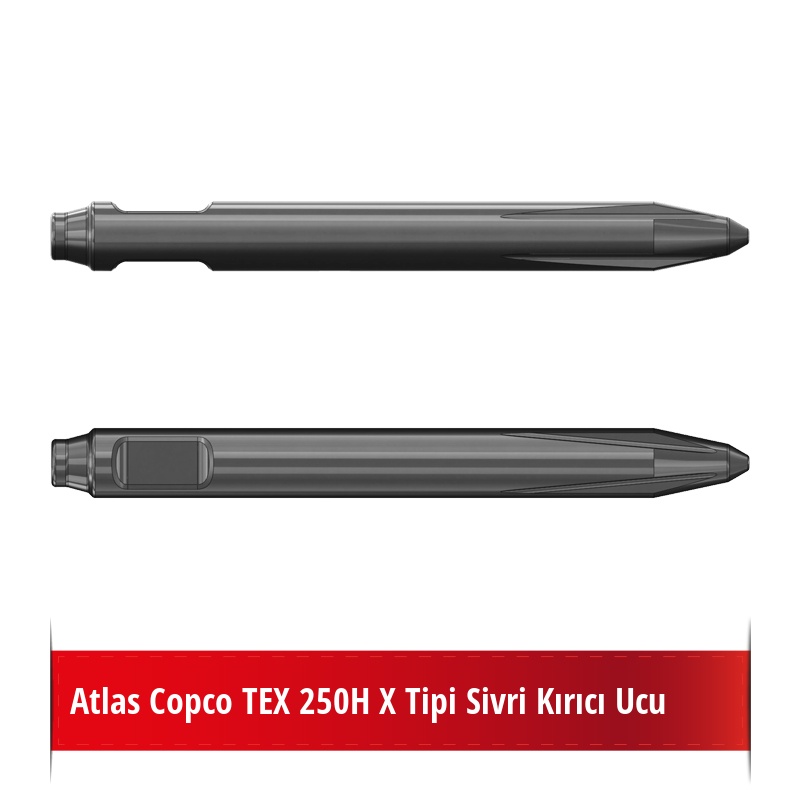 Atlas Copco TEX 250H X Tipi Sivri Kırıcı Ucu