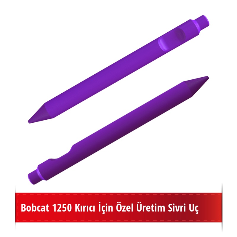 Bobcat 1250 Kırıcı İçin Nikelli Sivri Uç