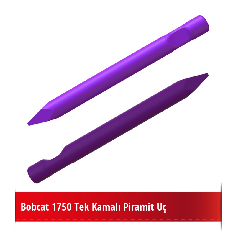 Bobcat 1750 Kırıcı İçin Nikelli Piramit Uç