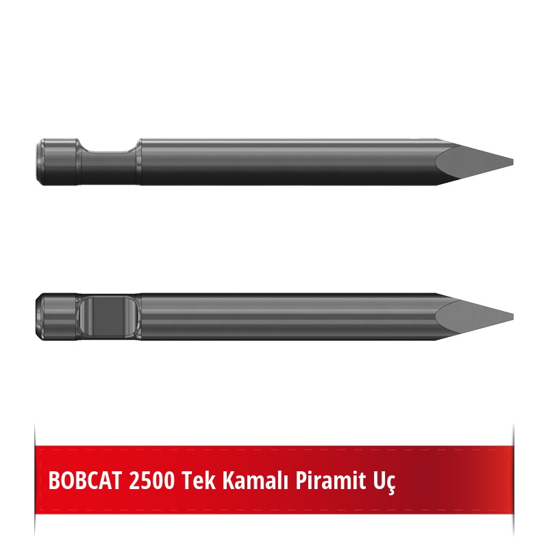 Bobcat 2500 Kırıcı Ucu - Piramit Uç