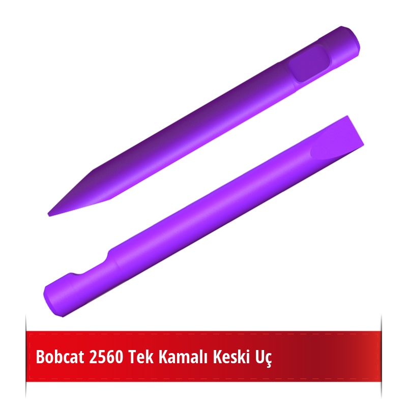 Bobcat 2560 Kırıcı İçin Nikelli Keski Uç