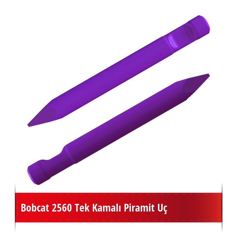 Bobcat 2560 Kırıcı İçin Nikelli Piramit Uç