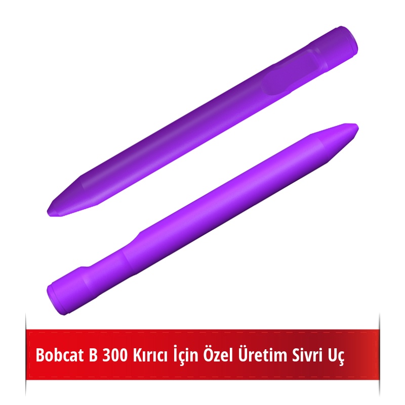 Bobcat B 300 Kırıcı İçin Nikelli Sivri Uç