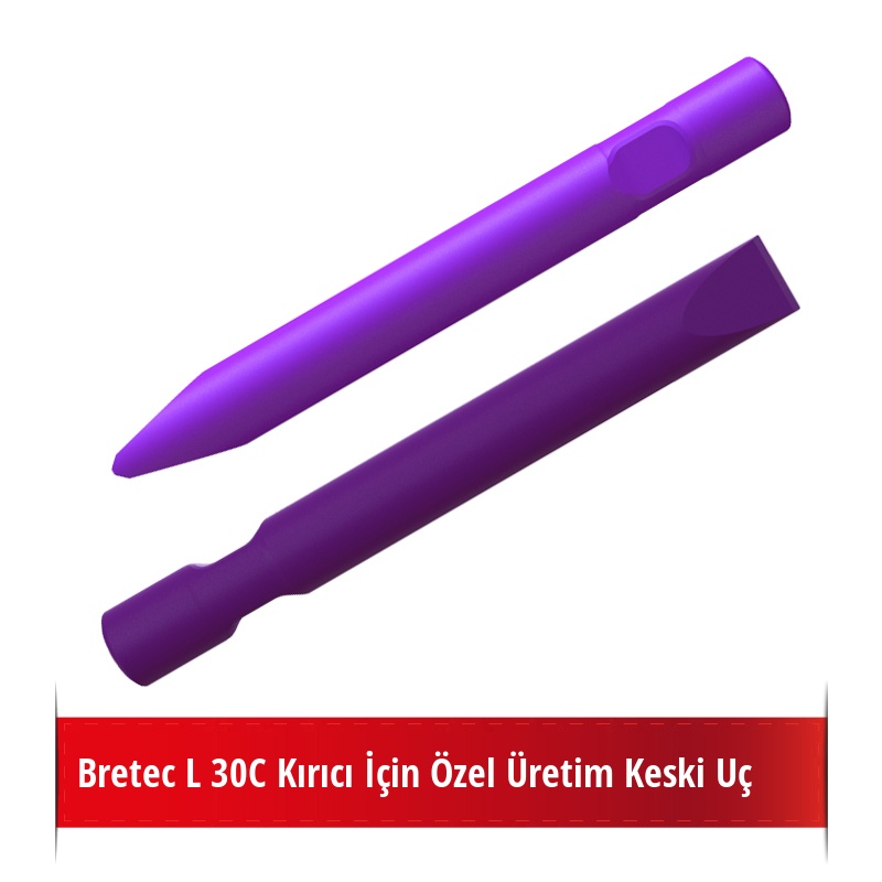 Bretec L 30C Kırıcı İçin Nikelli Keski Uç