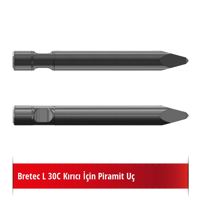 Bretec L 30C Kırıcı İçin Piramit Uç