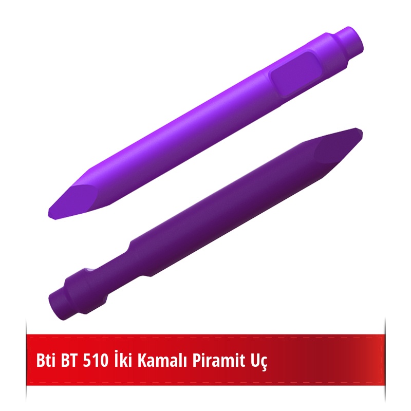 Bti BT 510 Kırıcı İçin Nikelli Piramit Uç