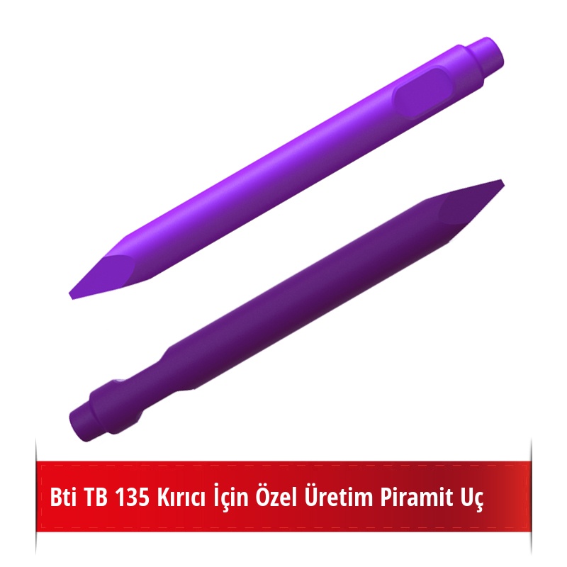 Bti TB 135 Kırıcı İçin Nikelli Piramit Uç