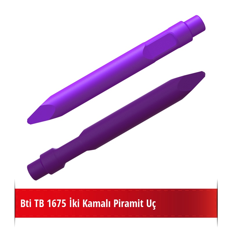 Bti TB 1675 Kırıcı İçin Nikelli Piramit Uç