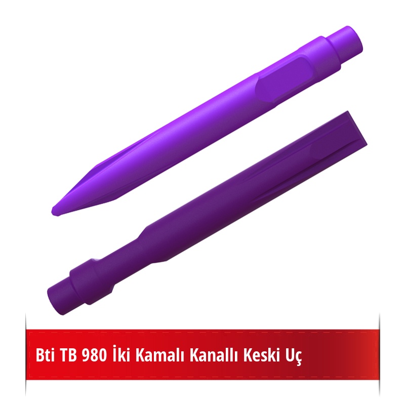 Bti TB 980 Kırıcı İçin Nikelli Kanallı Keski Uç