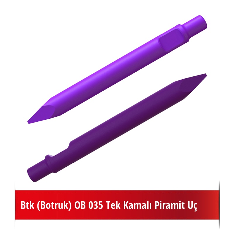 Btk (Botruk) OB 035 Kırıcı İçin Nikelli Piramit Uç