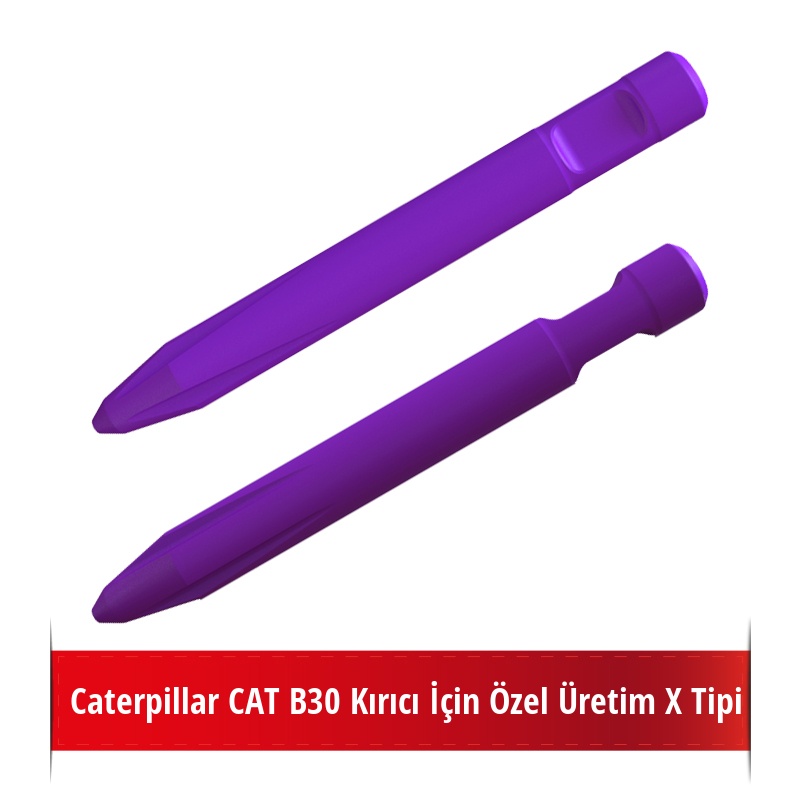 Caterpillar CAT B30 Kırıcı İçin Nikelli X Tipi Sivri Uç