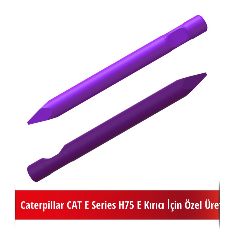 Caterpillar CAT E Series H75 E Kırıcı İçin Nikelli Piramit Uç