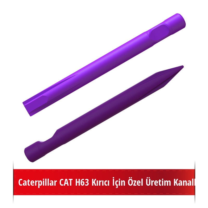 Caterpillar CAT H63 Kırıcı İçin Nikelli Kanallı Keski Uç