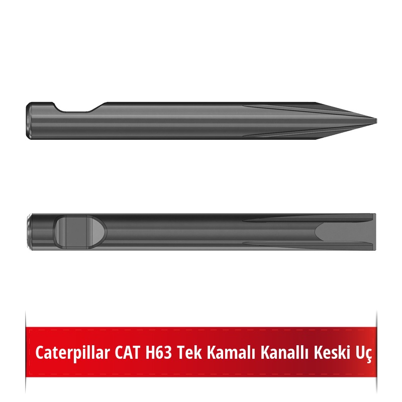 Caterpillar CAT H63 Kırıcı Ucu - Kanallı Keski Uç