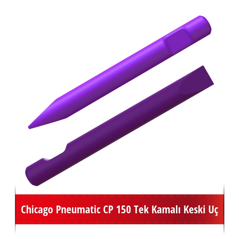 Chicago Pneumatic CP 150 Kırıcı İçin Nikelli Keski Uç