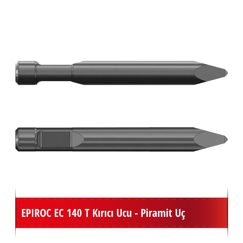 Epiroc EC 140 T Kırıcı Ucu - Piramit Uç