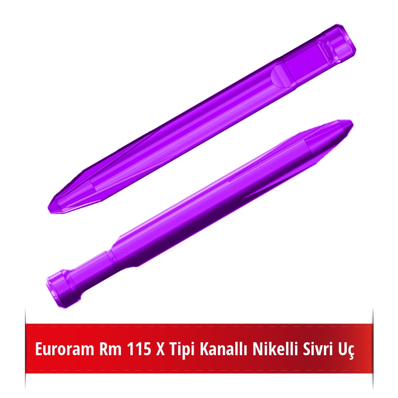 Euroram Rm 115 X Tipi Kanallı Nikelli Sivri Uç