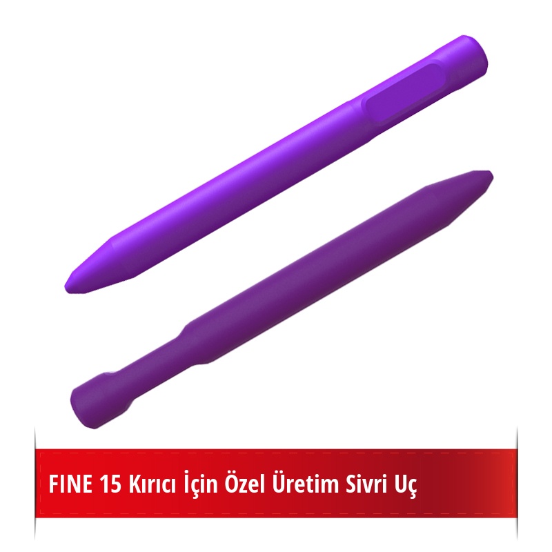 Fine 15 Kırıcı İçin Nikelli Sivri Uç