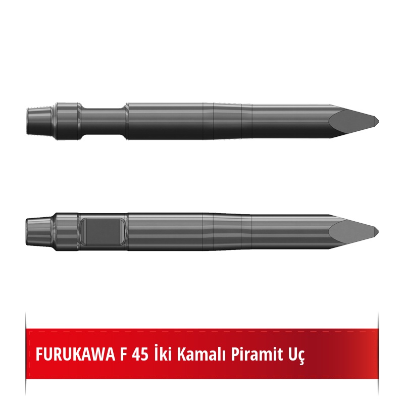 Furukawa F 45 Kırıcı Ucu - Piramit Uç