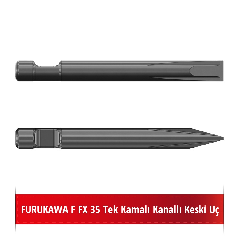 Furukawa FX 35 Kırıcı Ucu - Kanallı Keski Uç