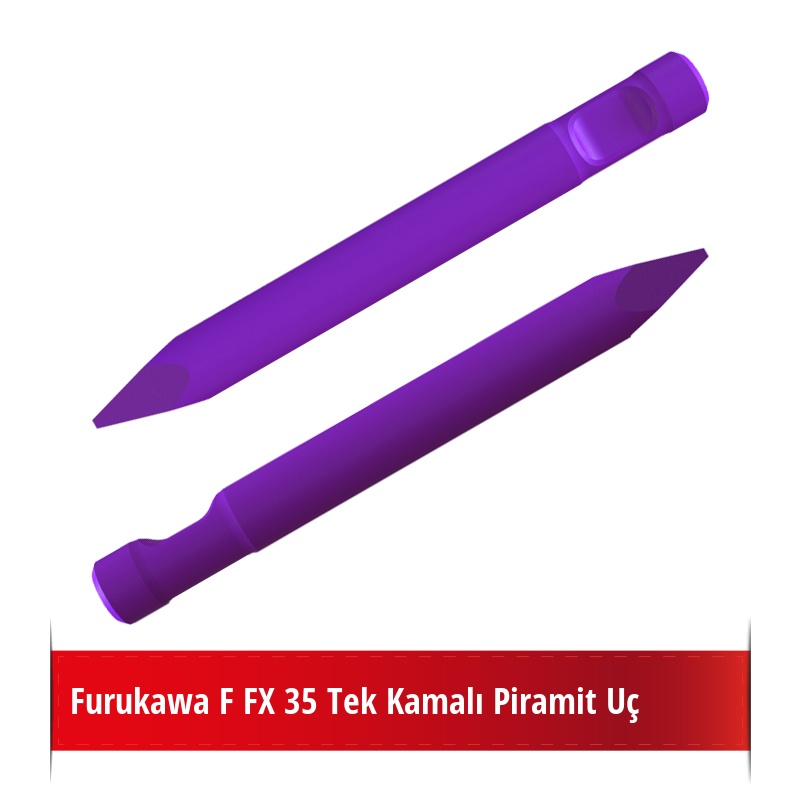 Furukawa FX 35 Kırıcı İçin Nikelli Piramit Uç