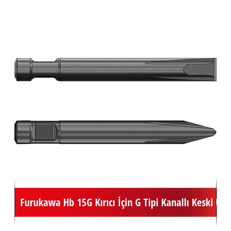 Furukawa Hb 15G Kırıcı İçin G Tipi Kanallı Keski Uç