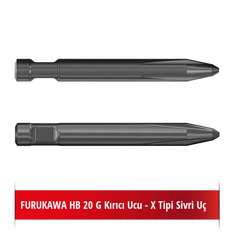 Furukawa HB 20 G Kırıcı Ucu - X Tipi Sivri Uç