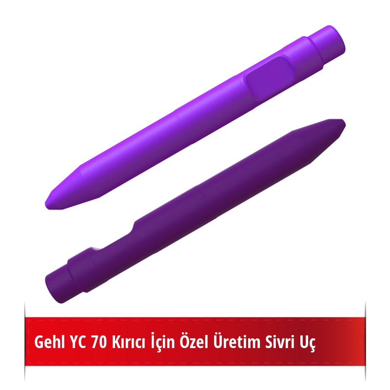 Gehl YC 70 Kırıcı İçin Nikelli Sivri Uç